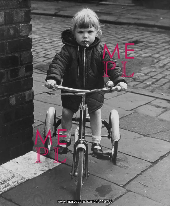 : Girl on a tricycle : Girl on a tricycle
