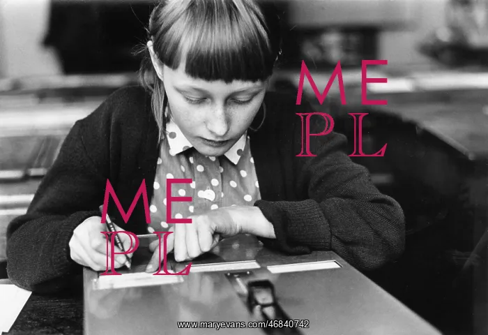  : Girl using Easatutor at a Leicester school