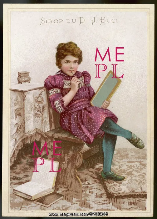  : GIRL USING SLATE