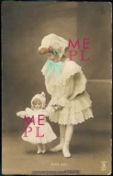  : GIRL WALKING WITH DOLL
