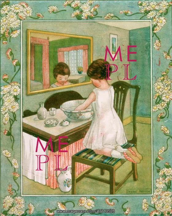 : GIRL WASHES HANDS 1920S? : GIRL WASHES HANDS 1920S?