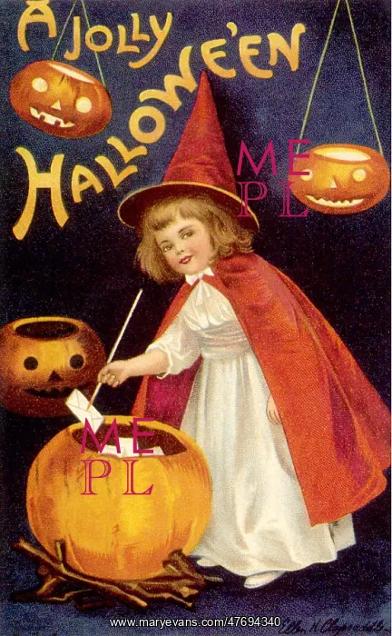 : Girl in Witch Costume : Girl in Witch Costume