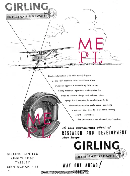  : Girling Aircraft Brakes