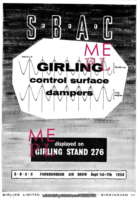 : Girling Aircraft Control Surface Dampers : Girling Aircraft Control Surface Dampers