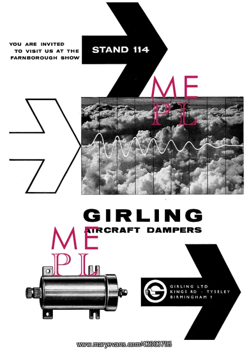 : Girling Aircraft Dampers : Girling Aircraft Dampers