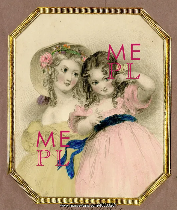  : Two Girls and a Butterfly