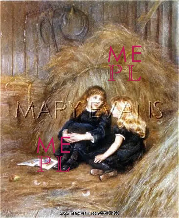 : GIRLS IN HAYLOFT 1880 : GIRLS IN HAYLOFT 1880