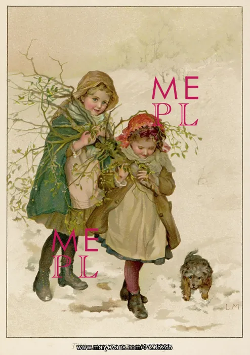 : GIRLS / MISTLETOE & HOLLY : GIRLS / MISTLETOE & HOLLY