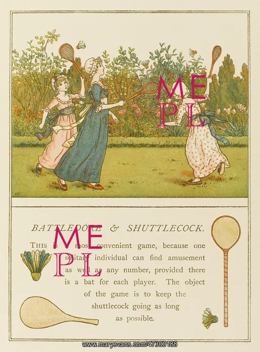 : GIRLS PLAY BATTLEDORE : GIRLS PLAY BATTLEDORE