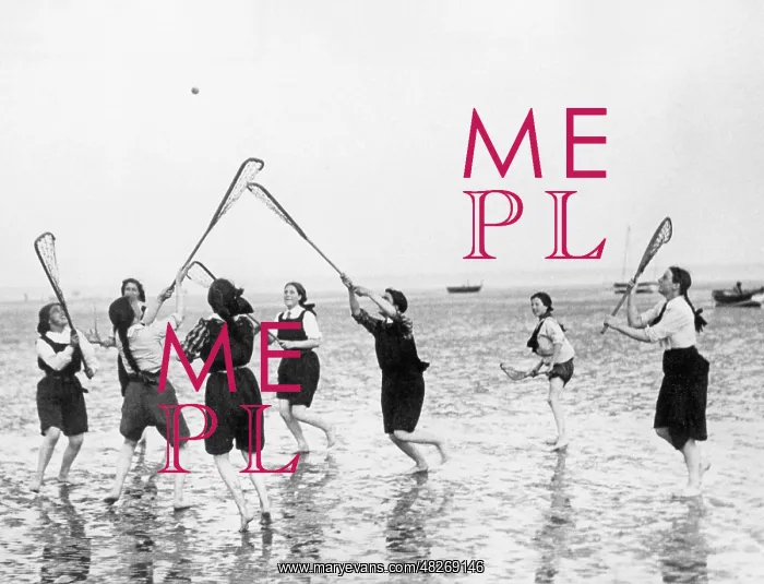 : Girls playing on the beach, 1912 : Girls playing on the beach, 1912