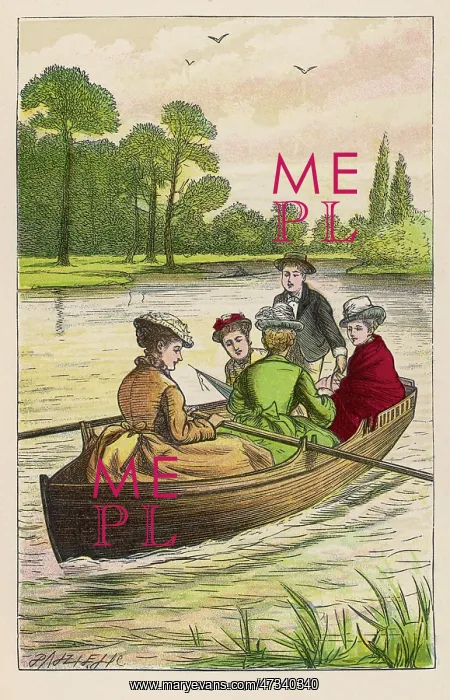  : Girls Rowing in 1876