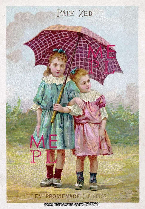  : TWO GIRLS SHARE BROLLY