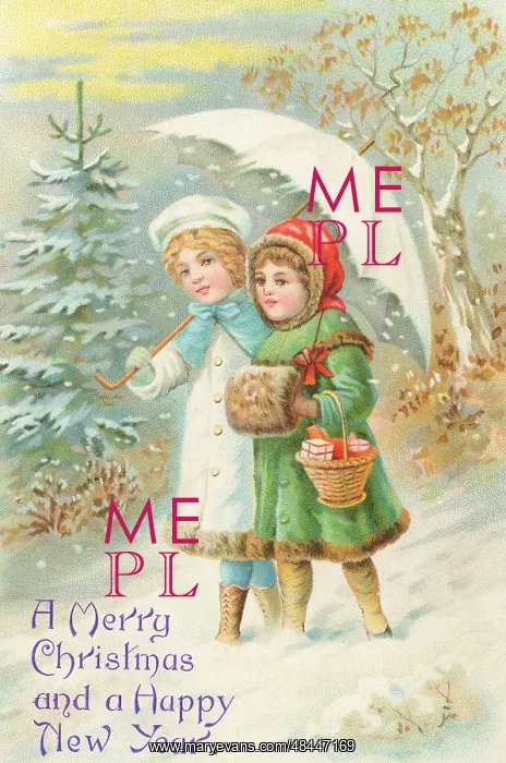 : Two girls out in the snow : Two girls out in the snow