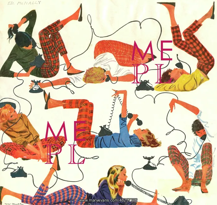 : Girls on the telephone : Girls on the telephone