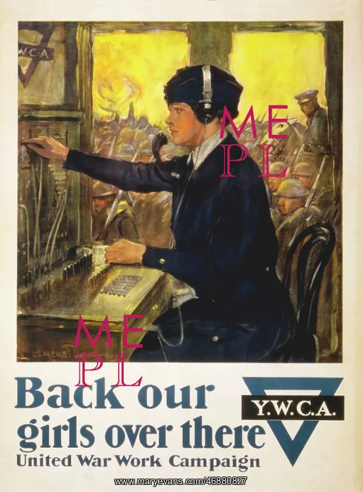 : Back our girls over there United War Work Campaign : Back our girls over there United War Work Campaign
