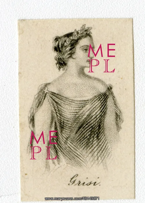 : Giulia Grisi in the role of Adalgisa : Giulia Grisi in the role of Adalgisa