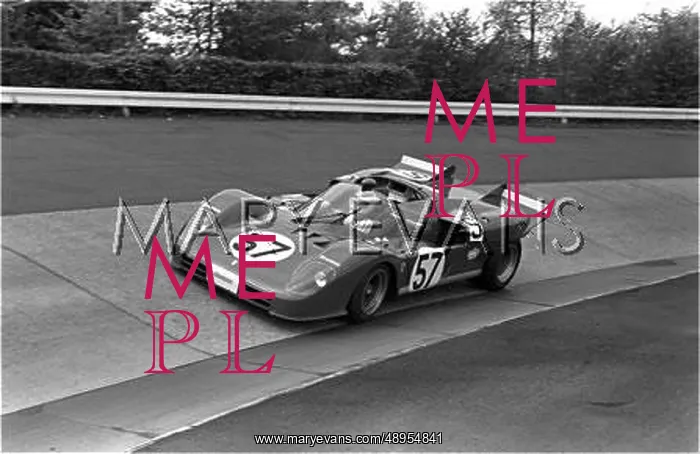 : Giunti in a Ferrari 512, Nurburgring, Germany : Giunti in a Ferrari 512, Nurburgring, Germany