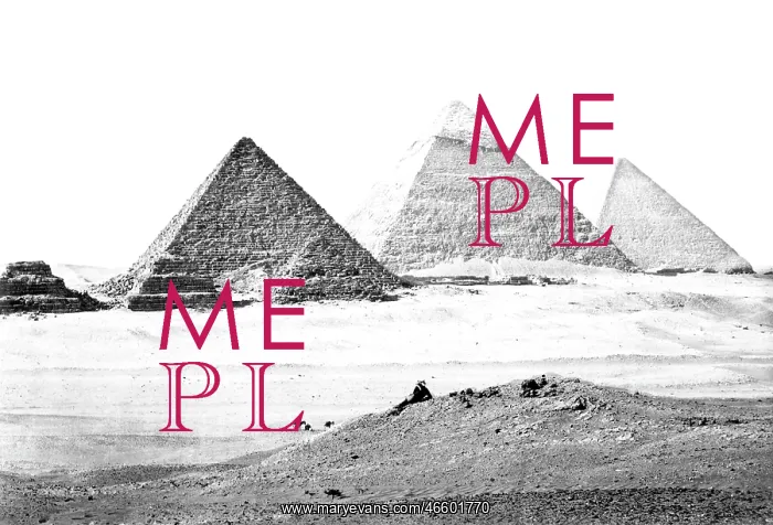  : Giza, the Pyramids c1857
