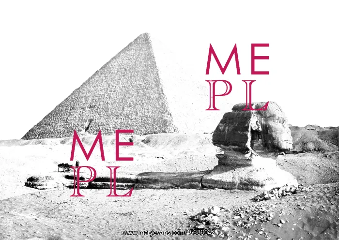  : Giza, the Sphynx and Great Pyramid c1857
