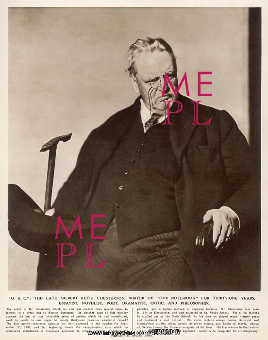 : G.K. Chesterton : G.K. Chesterton