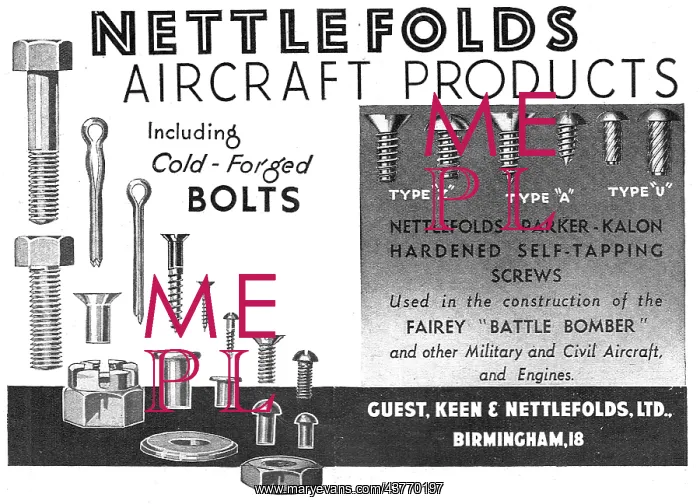 : GKN: Nettlefolds Aircraft Products : GKN: Nettlefolds Aircraft Products