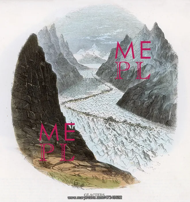 : GLACIER IN THE ALPS : GLACIER IN THE ALPS