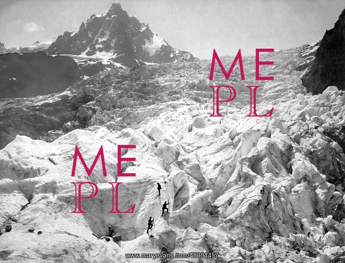 : Glacier hiking on the Mont Blanc : Glacier hiking on the Mont Blanc