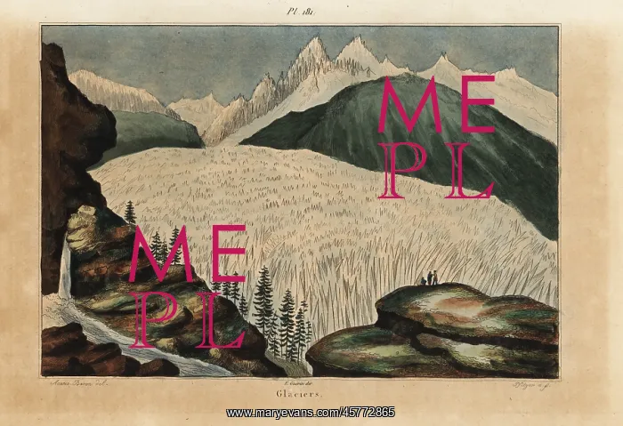 : Glaciers in the Alps : Glaciers in the Alps