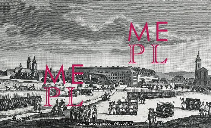  : The glacis of Vienna from Alservorstadt in 18th