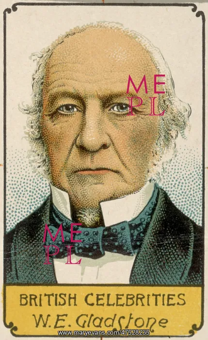 : Gladstone. William Ewart Gladstone portrait, 1901