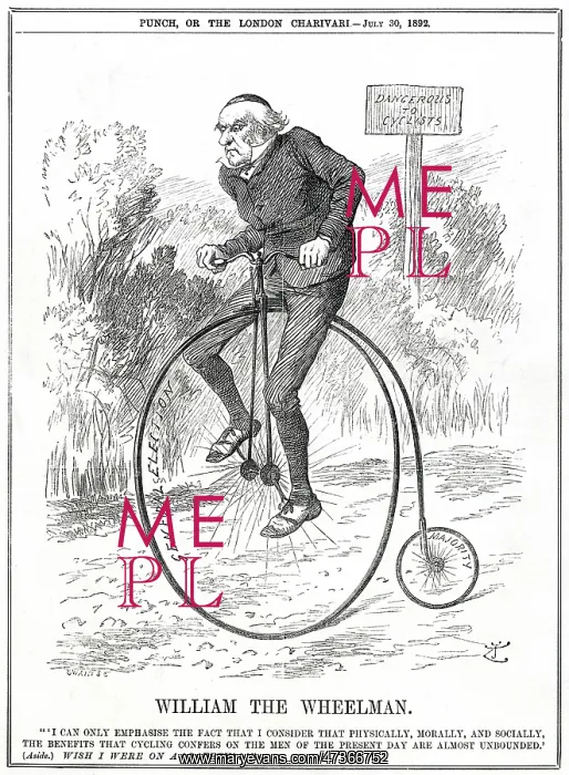 : GLADSTONE AS CYCLIST : GLADSTONE AS CYCLIST