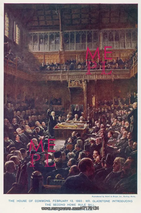 : Gladstone Introducing the Second Home Rule 1893 : Gladstone Introducing the Second Home Rule 1893