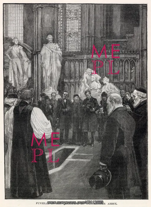 : Gladstone's State Funeral in Westminster Abbey, London : Gladstone's State Funeral in Westminster Abbey, London