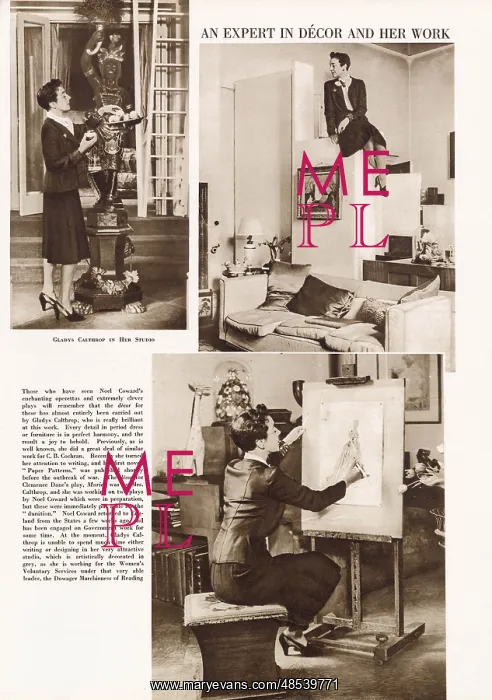 : Gladys Calthrop - An Expert in Decor : Gladys Calthrop - An Expert in Decor
