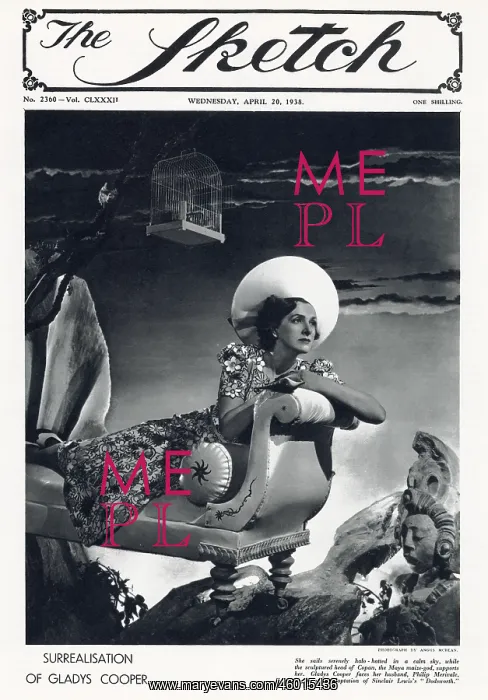 : Gladys Cooper by Angus McBean : Gladys Cooper by Angus McBean