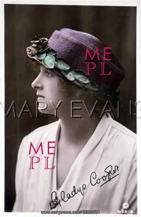 : GLADYS COOPER / HAT : GLADYS COOPER / HAT