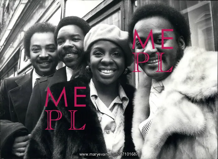 : Gladys Knight and the Pips, soul group, London : Gladys Knight and the Pips, soul group, London