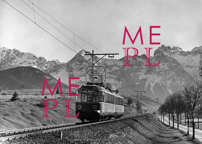 : Glaeserner Zug (Glass Train), around the 1930s : Glaeserner Zug (Glass Train), around the 1930s