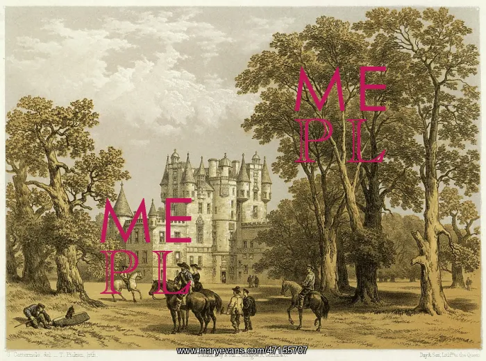 : Glamis Castle, Forfarshire, Scotland : Glamis Castle, Forfarshire, Scotland