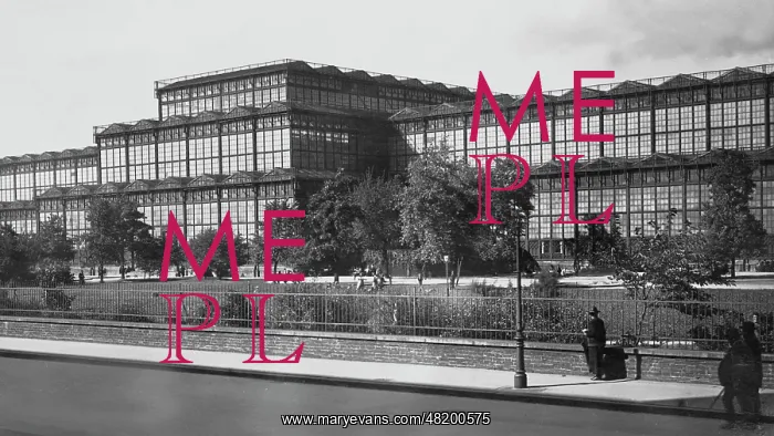 : The Glaspalast in Munich, around the 1920s : The Glaspalast in Munich, around the 1920s