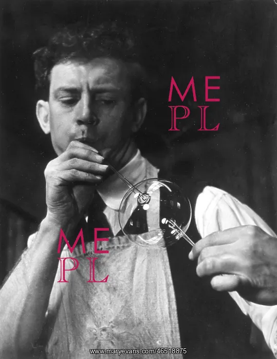  : GLASS BLOWER 1950S