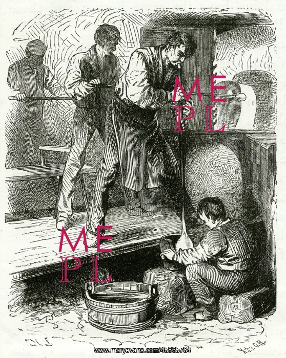 : Glass blowing 1872 : Glass blowing 1872