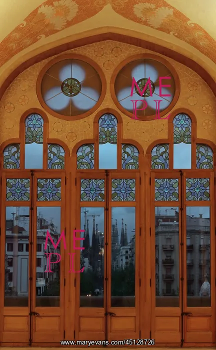 : Glass doors, Administration Pavilion, Hospital : Glass doors, Administration Pavilion, Hospital