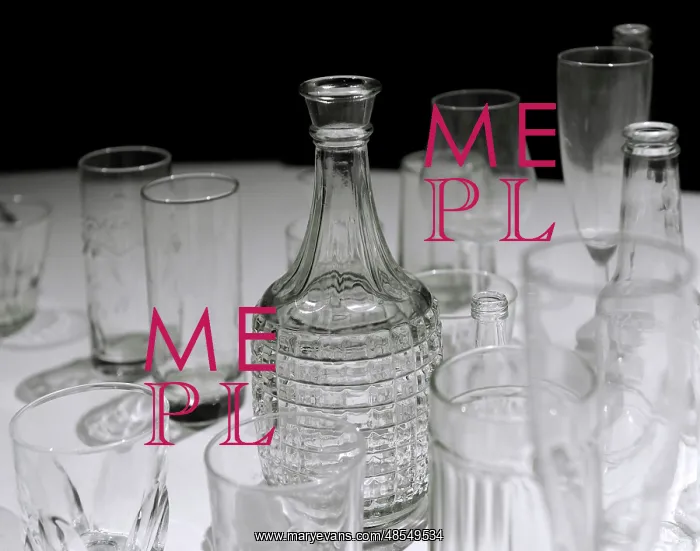  : Glassware. Glasses, bottles and jars. Waino Aaltonen Museum