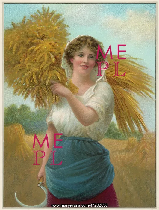  : A gleaning woman