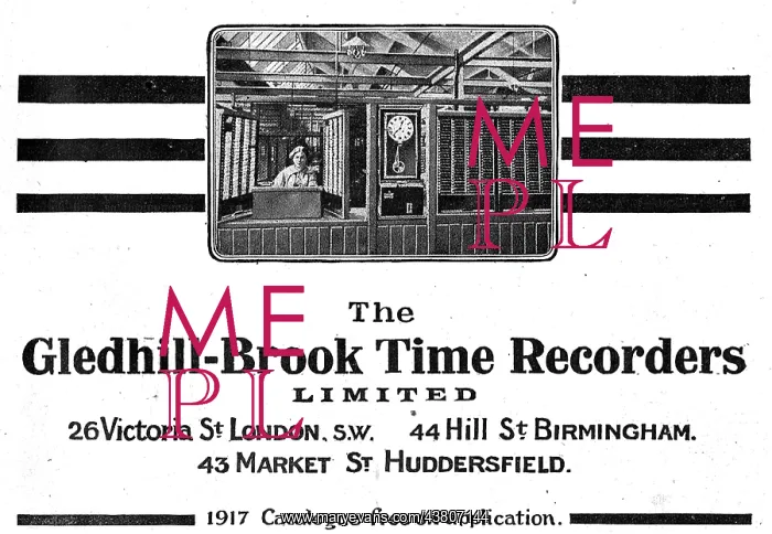 : The Gledhill-Brook Time Recorders : The Gledhill-Brook Time Recorders