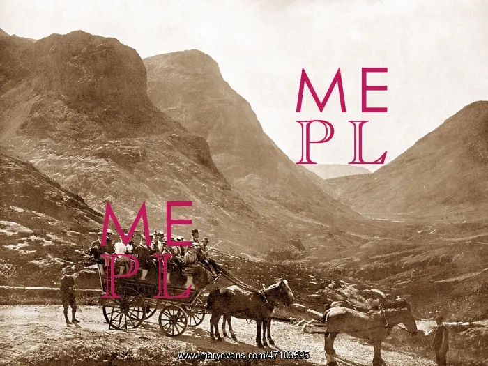 : Glencoe coach and horses : Glencoe coach and horses