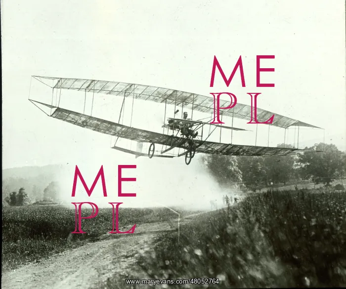 : Glenn Curtiss piloting his Aerodrome No3 ~June Bug : Glenn Curtiss piloting his Aerodrome No3 ~June Bug