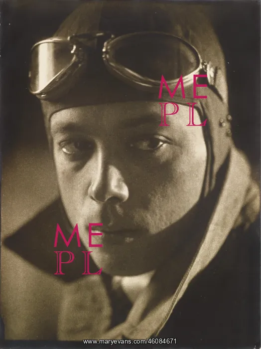 : Glider pilot Robert Kronfeld 1928. Silver : Glider pilot Robert Kronfeld 1928. Silver