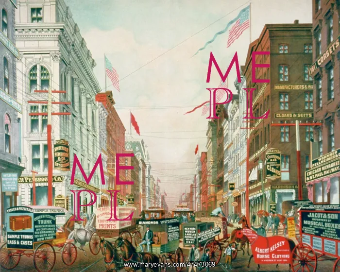 : A glimpse of New York's dry goods district : A glimpse of New York's dry goods district